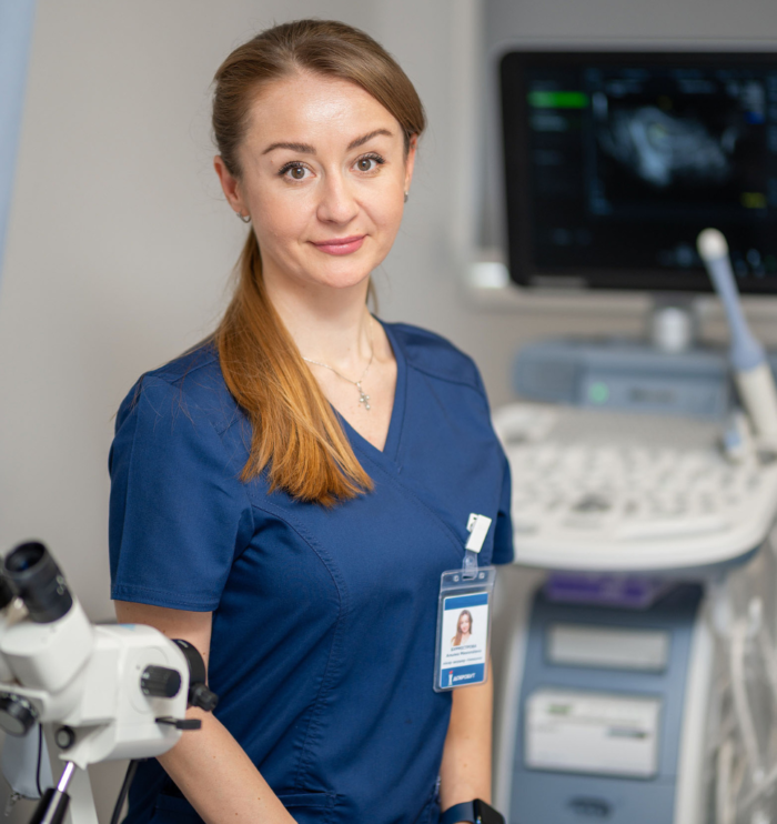 Foto von Dr. Aliona Burmistrova, Fachärztin für Gynäkologie, Geburtshilfe und Reproduktionsmedizin