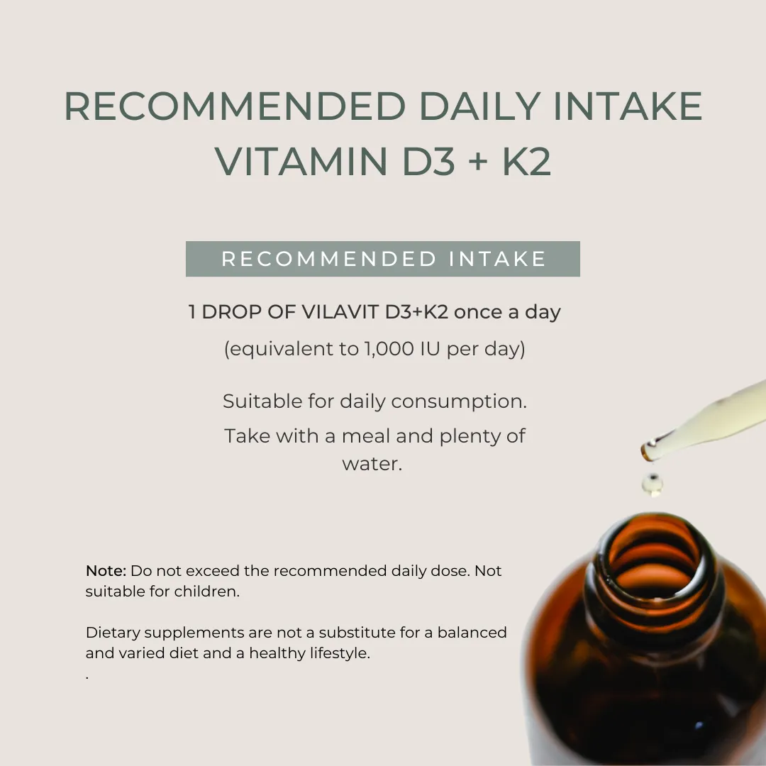 VILAVIT Vitamin D3+K2